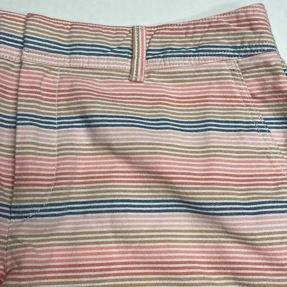 GAP Stripe City Shorts Womens 12 Tall - Picture 4 of 5